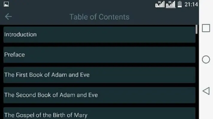 Lost Books of the Bible (Forgotten Bible Books) android App screenshot 0