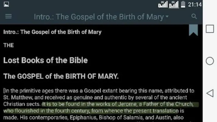 Lost Books of the Bible (Forgotten Bible Books) android App screenshot 1