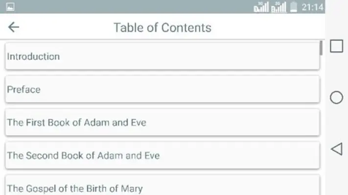 Lost Books of the Bible (Forgotten Bible Books) android App screenshot 2