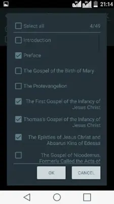 Lost Books of the Bible (Forgotten Bible Books) android App screenshot 4