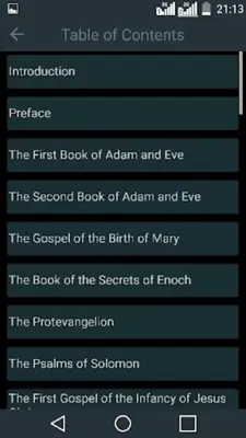 Lost Books of the Bible (Forgotten Bible Books) android App screenshot 5