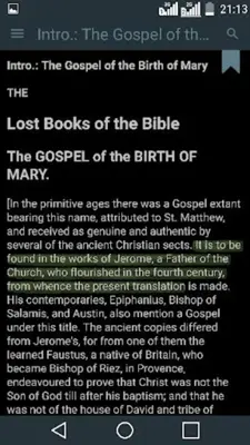 Lost Books of the Bible (Forgotten Bible Books) android App screenshot 6